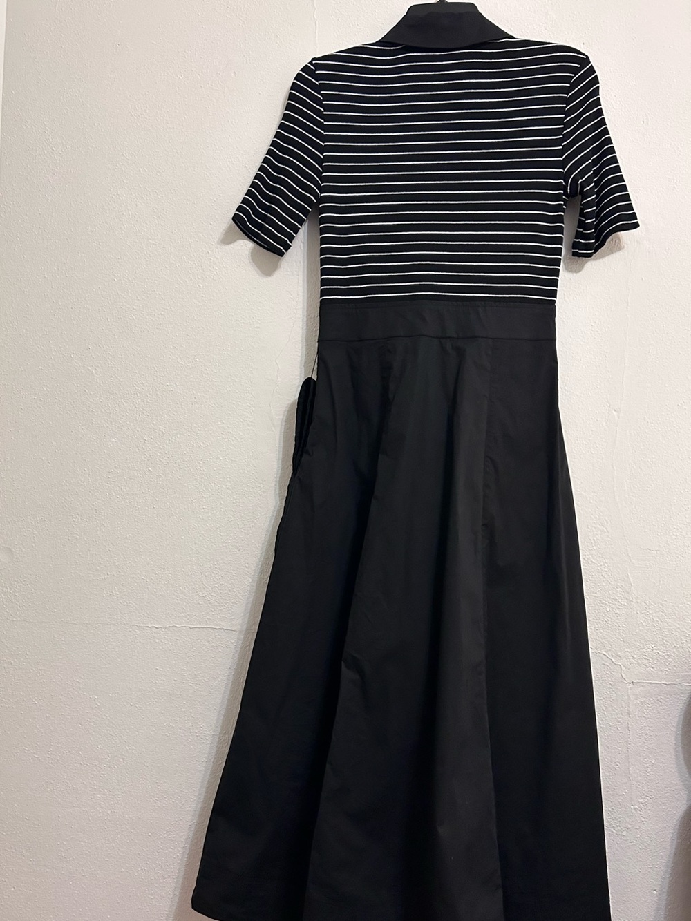 NWOT The Lucine Striped Pointelle-Knit Midi Dress by Elie Tahari, Size Small - Picture 3 of 10